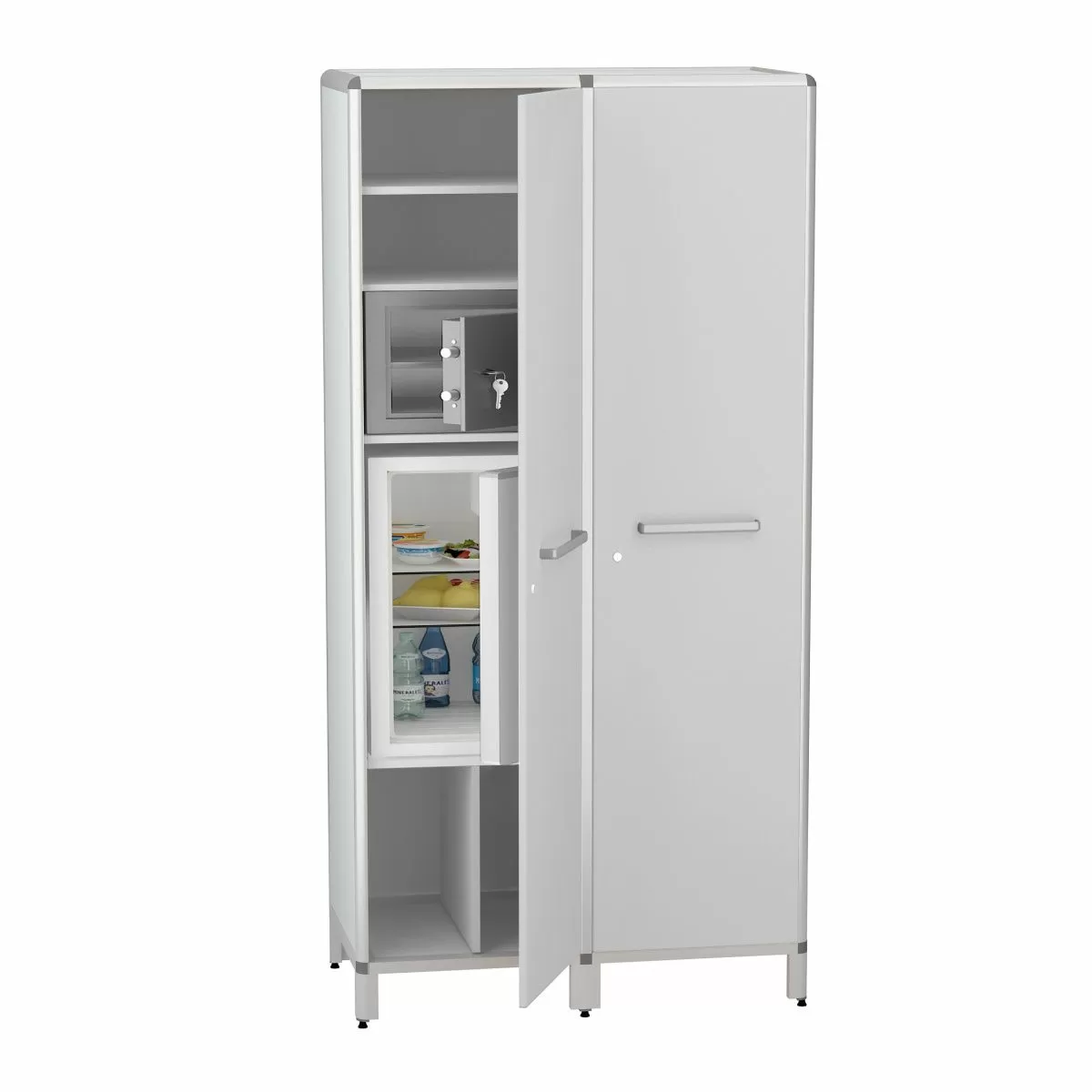 Изображение Шкаф с сейфом и холодильником ДМ-6-001-18 (код 2001.40)